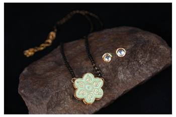 Green mangalsutra 2