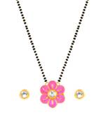 Pink mangalsutra