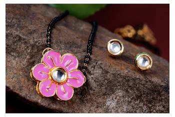 Pink mangalsutra 2