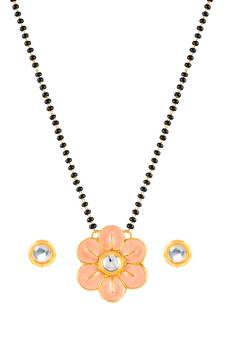 Pink mangalsutra