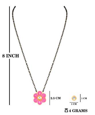 Pink mangalsutra 4