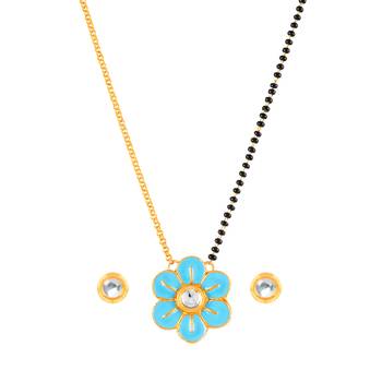 Blue mangalsutra 1
