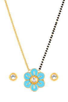 Blue mangalsutra