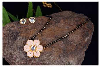 Pink mangalsutra 2