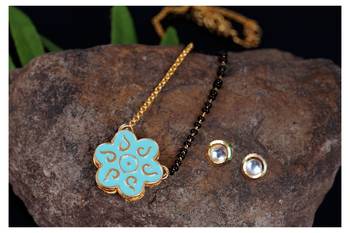 Blue mangalsutra 2