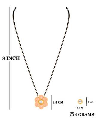 Pink mangalsutra 4