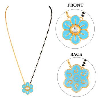 Blue mangalsutra 3