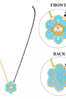 Blue mangalsutra