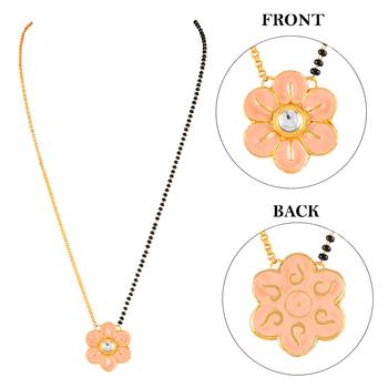 Pink mangalsutra 2