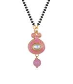 Pink mangalsutra