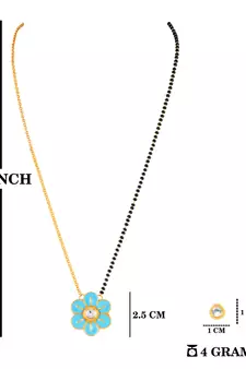 Blue mangalsutra