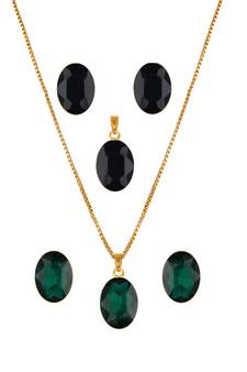Black necklaces