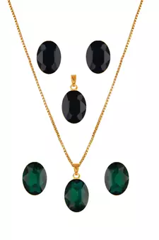 Black necklaces