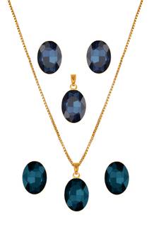 Blue necklaces