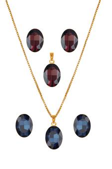 Blue necklaces