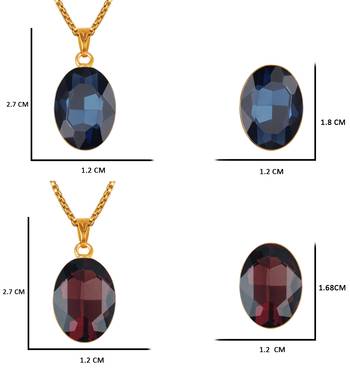 Blue necklaces 4