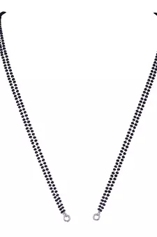 Silver mangalsutra