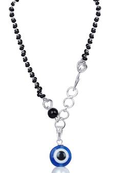 Silver mangalsutra