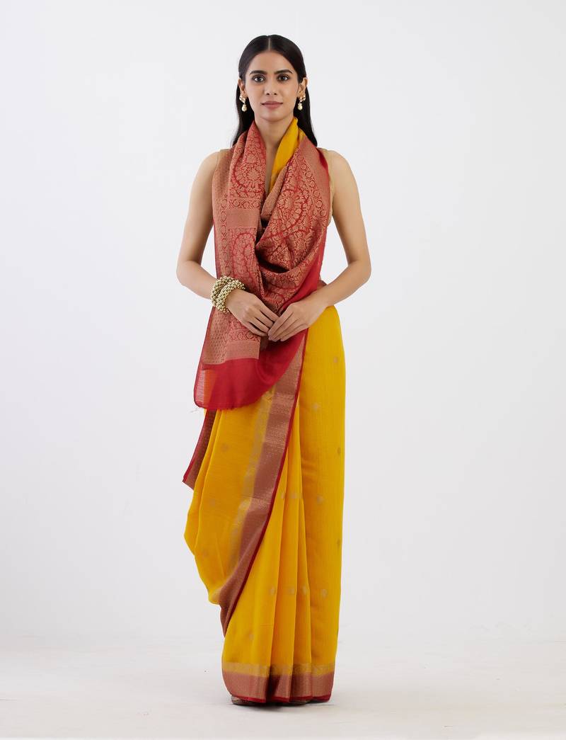 Banarasi Munga Silk Saree