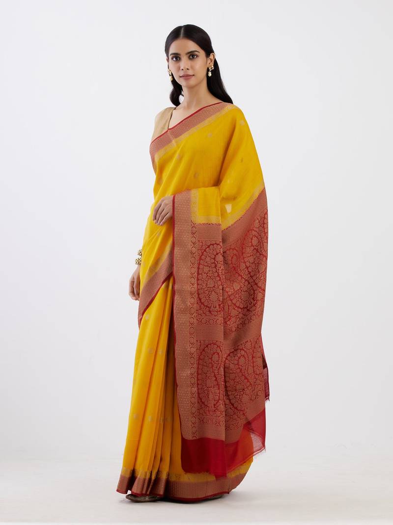 Banarasi Munga Silk Saree