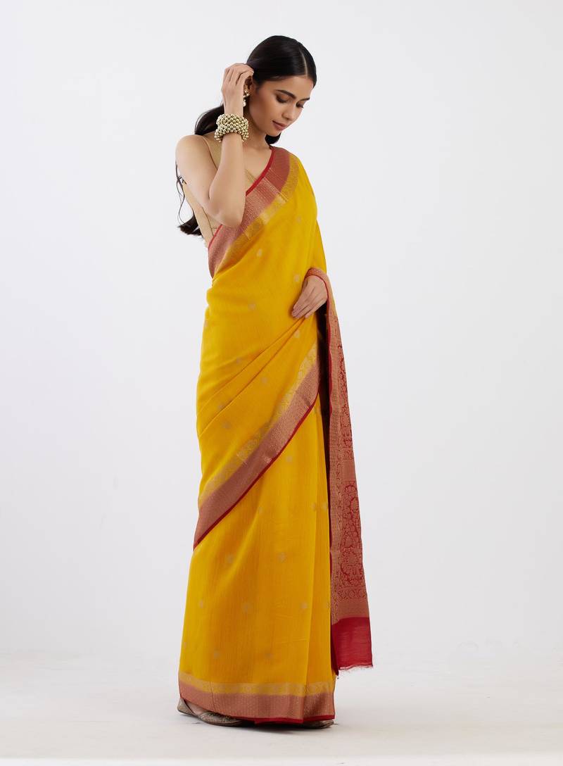 Banarasi Munga Silk Saree