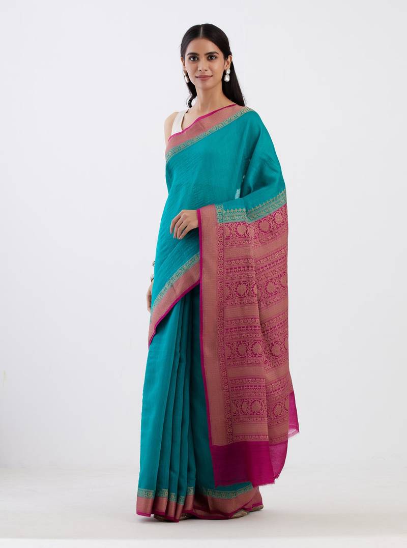 Banarasi Munga Silk Saree
