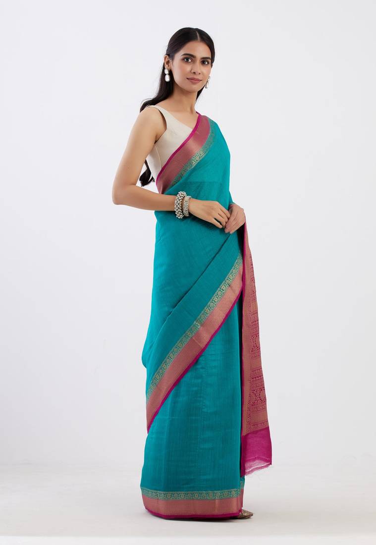 Banarasi Munga Silk Saree