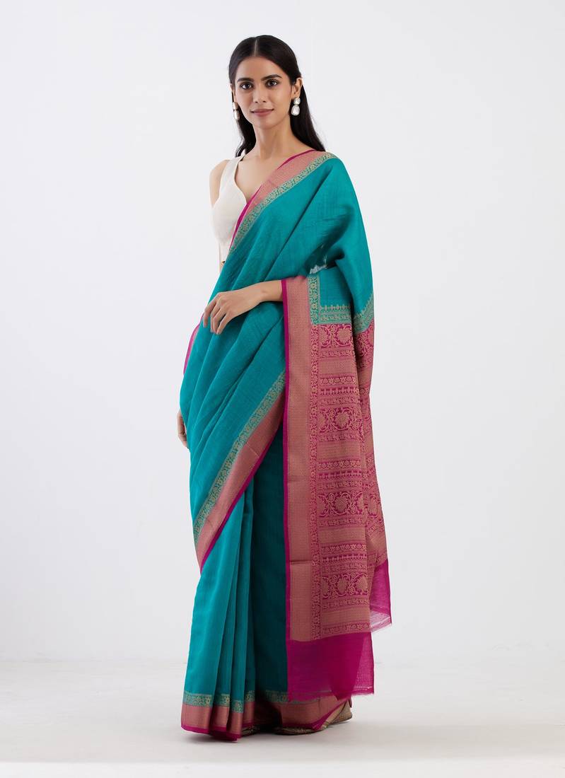Banarasi Munga Silk Saree