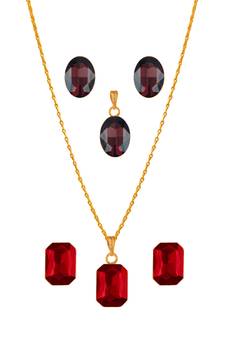 Red necklaces