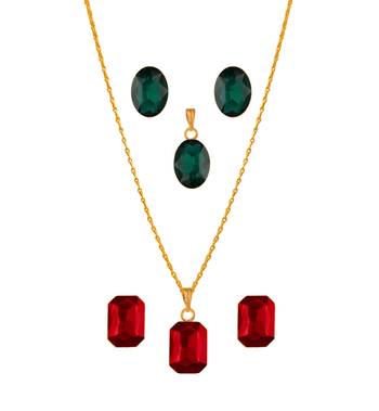 Red necklaces 1