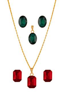 Red necklaces