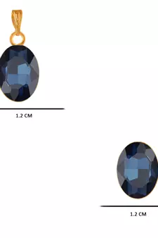 Blue necklaces