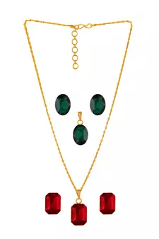 Red necklaces