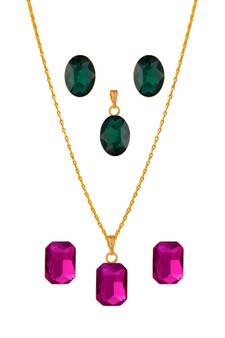 Pink necklaces