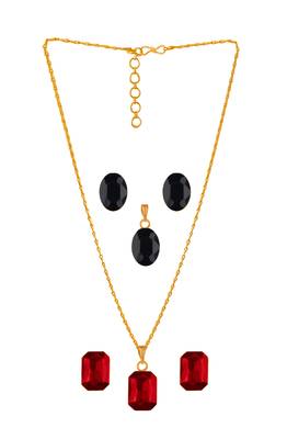 Red necklaces 1