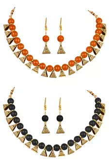 Orange jewellery-combo