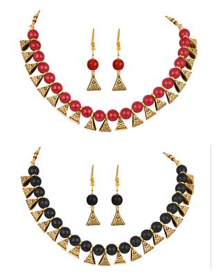 Red jewellery-combo 1