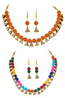 Orange jewellery-combo
