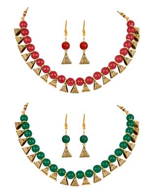 Red jewellery-combo 1