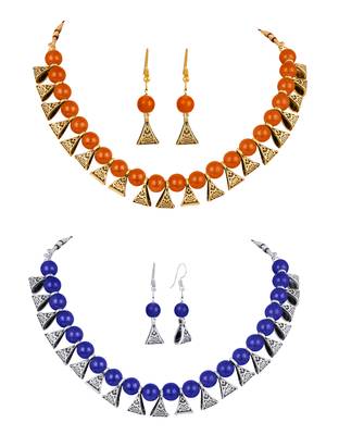 Orange jewellery-combo 1
