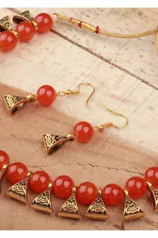 Orange jewellery-combo