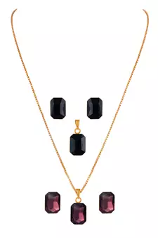 Black necklaces