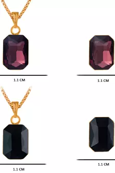 Black necklaces