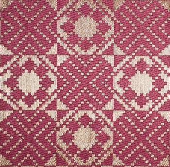 Lushomes Decorative Pink  Jacquard Dining Table Mats Set (13 x19 inches, Pack of 6) 3