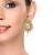 Indian Traditional Jewelry Sexy Kundan Drop Earrings White Goldd