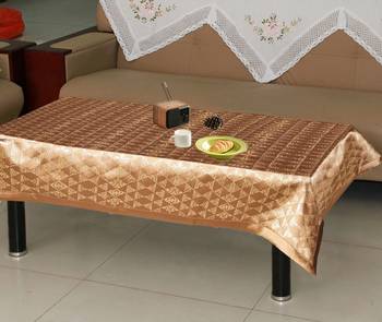 Lushomes Choco 3 Selfdesign Jaquard Centre Table Cover (36 x 60 inches, Single pc) 1