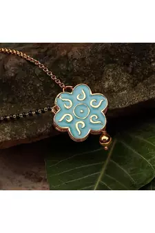 Blue mangalsutra
