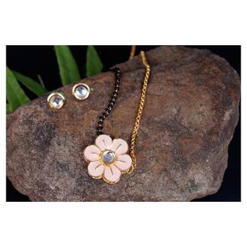 Pink mangalsutra 4