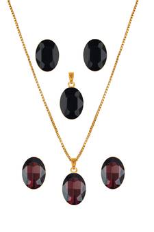 Black necklaces