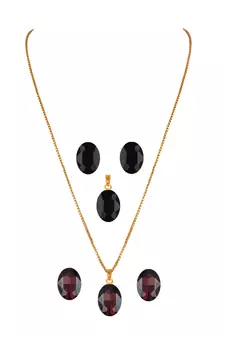 Black necklaces
